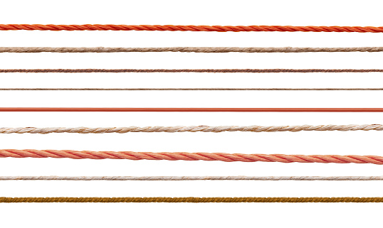 línea de cable de cuerda de lana photo