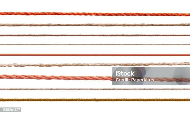 Wool String Rope Cord Cable Line Stock Photo - Download Image Now - Rope, String, Ball Of Wool