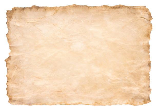 istock old parchment paper sheet vintage aged or texture isolated on white background 1318262022