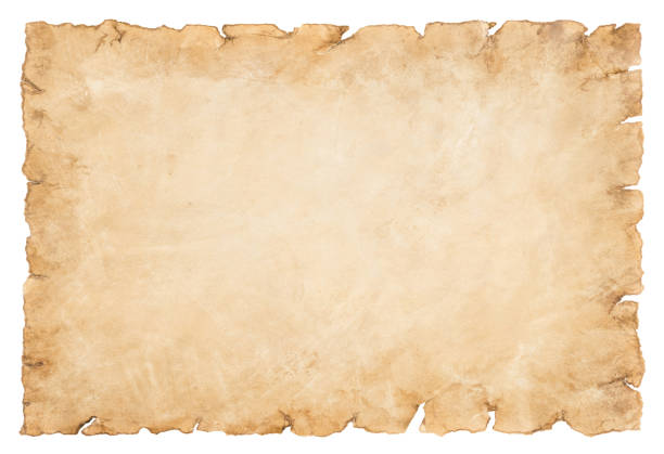 istock old parchment paper sheet vintage aged or texture isolated on white background 1318263017