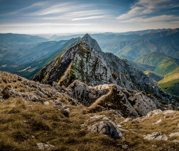 istock Hiking on Piatra Craiului mountain ridge 1318276376