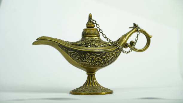 istock magic lamp of aladin clouse up image 1318278925