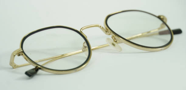 istock Professional sun glass in gold color 1318279174