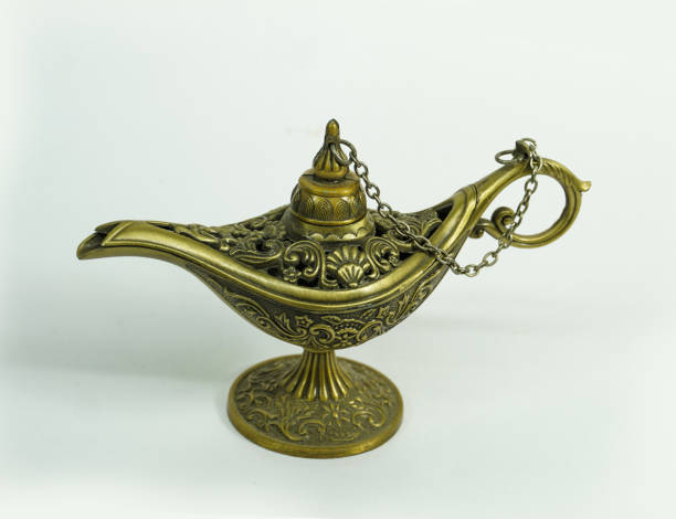 istock magic lamp of aladin clouse up image 1318279234