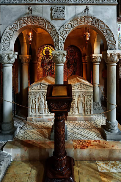 istock The chapel with tombs in Mtskheta, Georgia 1318283680