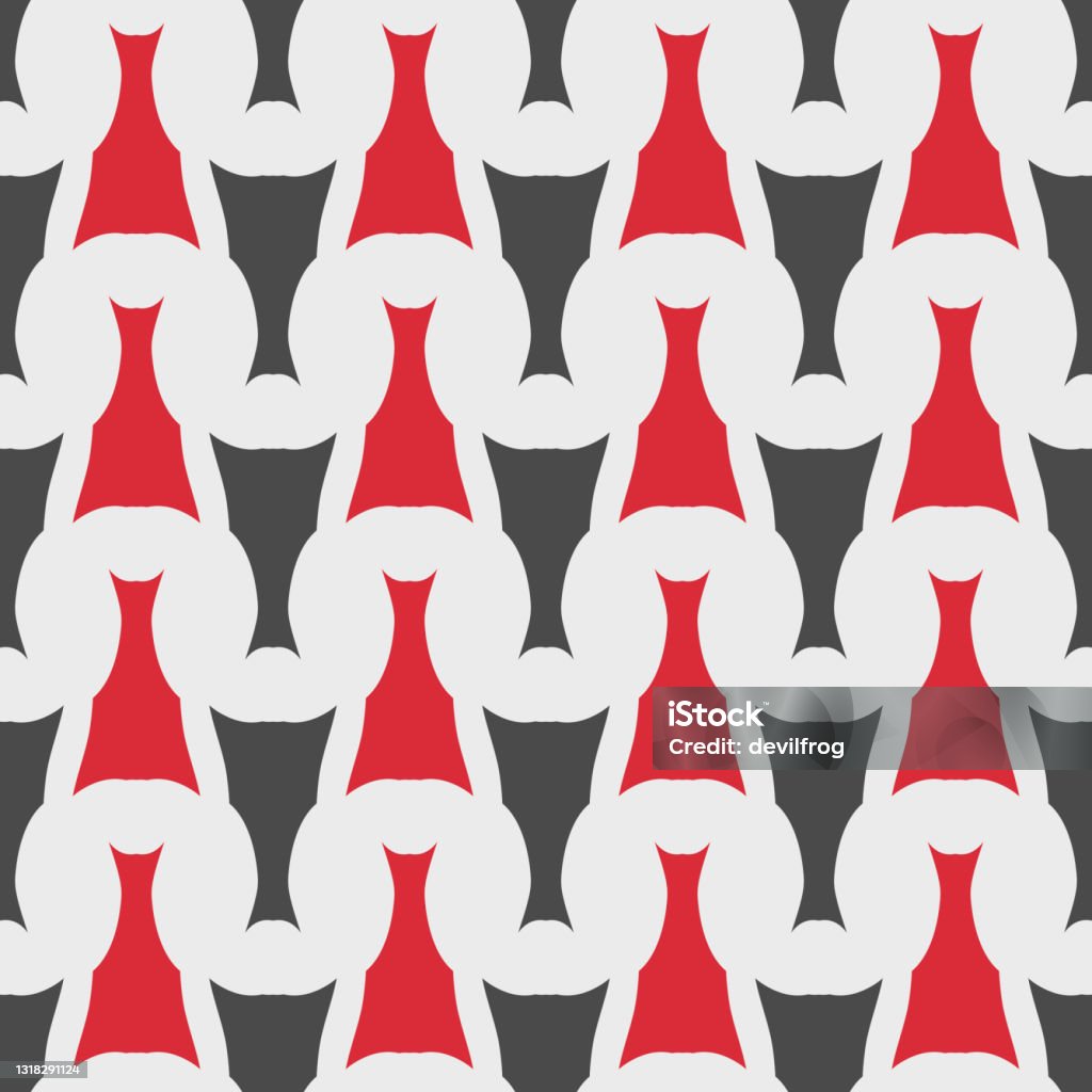 Alternating Pattern Shape Examples Seamless Pattern With Alternating Geometric Shapes Stock Illustration ...