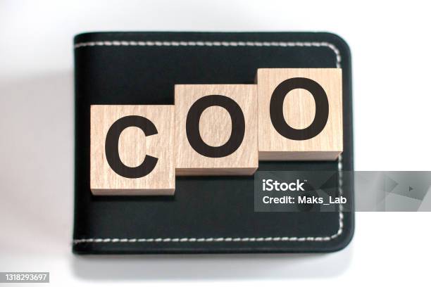 Coo Acronym From Wooden Blocks With Letters Concept Coo Chief Operating Officer Stock Photo - Download Image Now