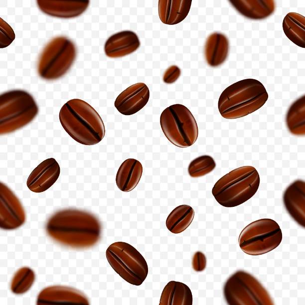 ilustraciones, imágenes clip art, dibujos animados e iconos de stock de telaraña - coffee bean coffee crop heap backgrounds