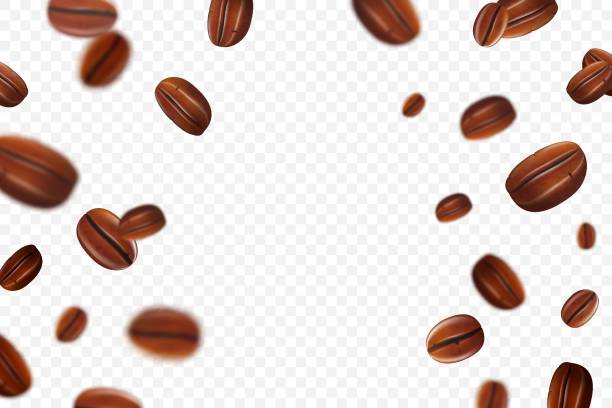 ilustraciones, imágenes clip art, dibujos animados e iconos de stock de telaraña - coffee bean coffee crop heap backgrounds