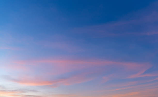 istock Sunset sky. Abstract nature background. Dramatic blue with orange colorful clouds in twilight time. 1318296285