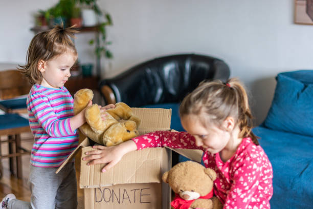 istock Children donate their toys 1318308365