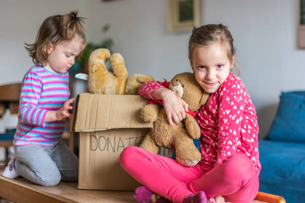 istock Children donate their toys 1318308435