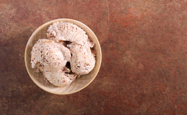 istock Chocolate and caramel ice cream 1318310190