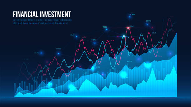 istock Stock market or forex trading graph in graphic concept 1318310360