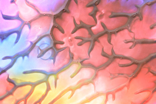istock Photography special for backgrounds and textures made with acrylic paints 1318326224