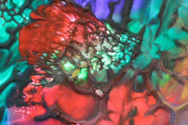 istock Photography special for backgrounds and textures made with acrylic paints 1318326226