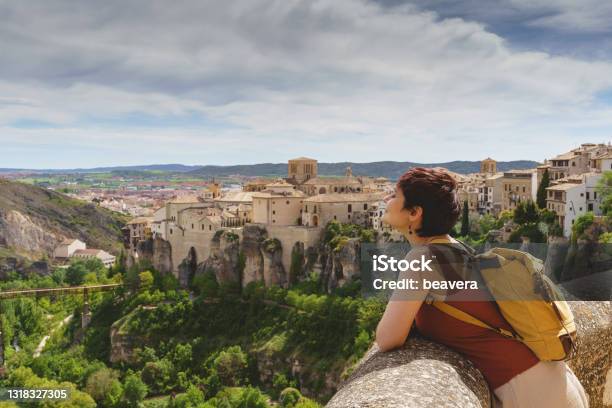 Travel And Holidays Concept In European Cities Stock Photo - Download Image Now - Travel, Spain, Tourist