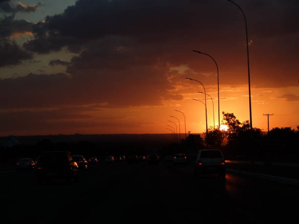 istock Sunset in Brasilia DF Brazil 1318333505