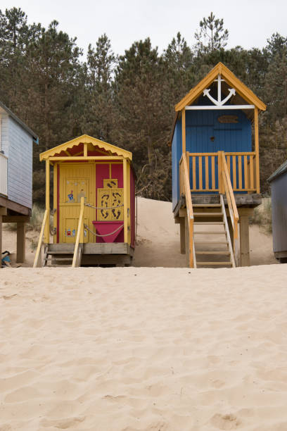 istock Beach huts at Wells-Next-Sea 1318335658