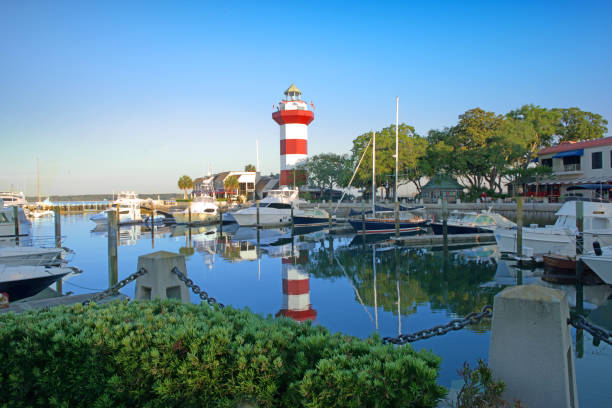 istock Lighthouse at Harbor Town-Hilton Head, South Carolina 1318335699
