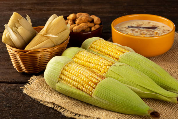 istock Pamonha. Typical sweet at a Brazilian party. 1318336962