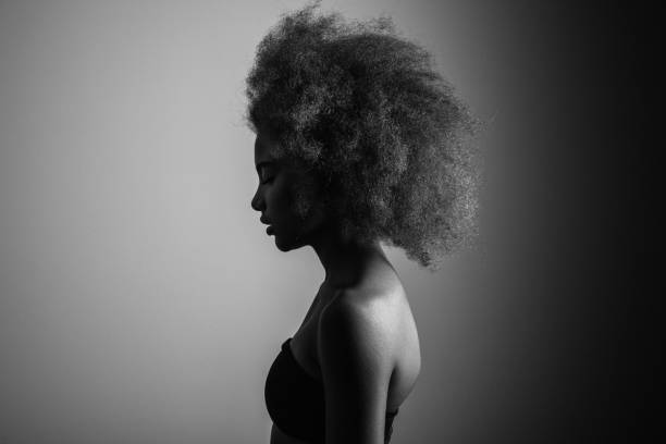 istock Beautiful girl with curly hairstyle 1318343859
