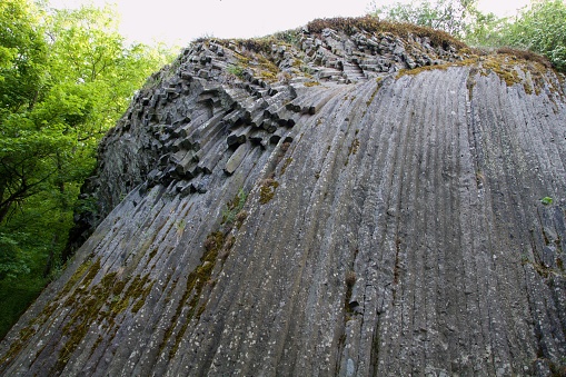 Basalt waterfall near Somoska