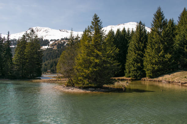 istock Relaxing at the Heidsee in Lenzerheide in Switzerland 8.5.2021 1318354893