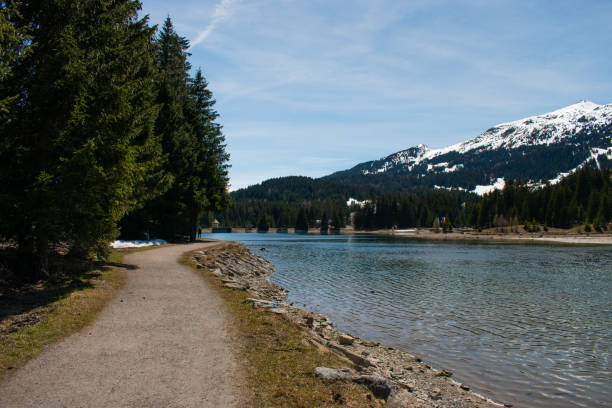 istock Relaxing at the Heidsee in Lenzerheide in Switzerland 8.5.2021 1318354917