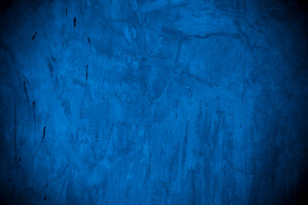 istock Old wall pattern texture cement blue dark abstract  blue color design are light with black gradient background. 1318368455