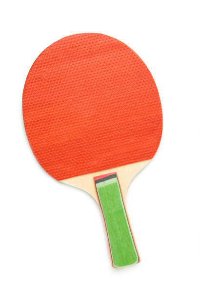 istock Ping pong paddle isolated on white. Table tennis racket. 1318398123