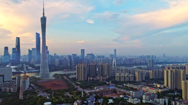 istock Panorama of Guangzhou in daytime 1318402253