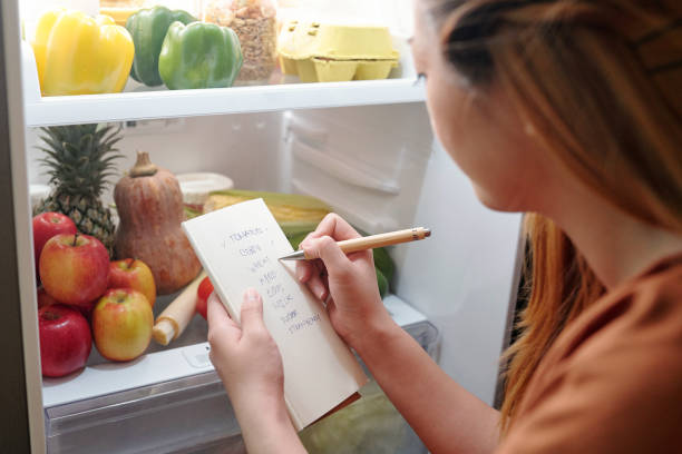 istock Woman checking shopping list 1318405521