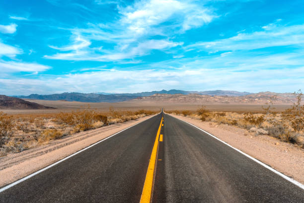 istock Scenic Empty Road in Death Valley, USA 1318406196