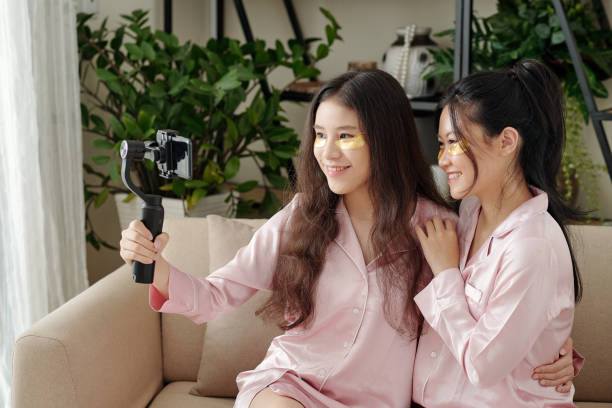istock Female friends taking selfie 1318406627