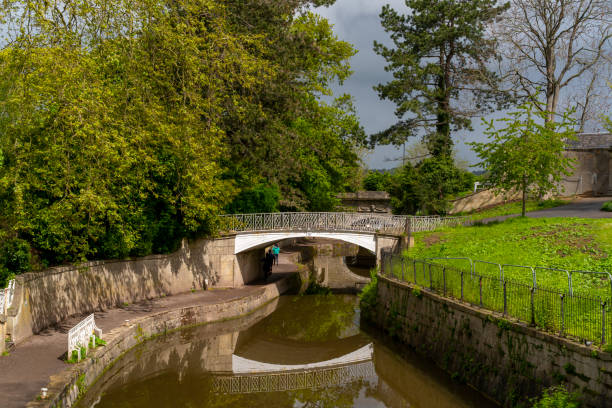 istock Victorian bridge in Sydney gardens Bath England 1318408205