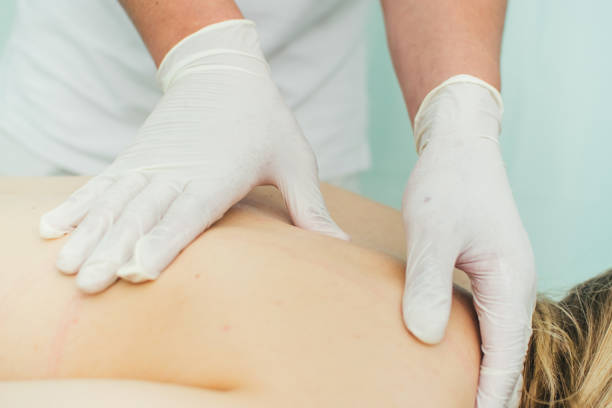 istock Back massage stock photo 1318417868