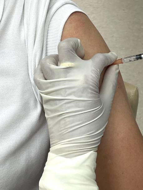 istock Close-up view of covid-19 vaccination 1318423638