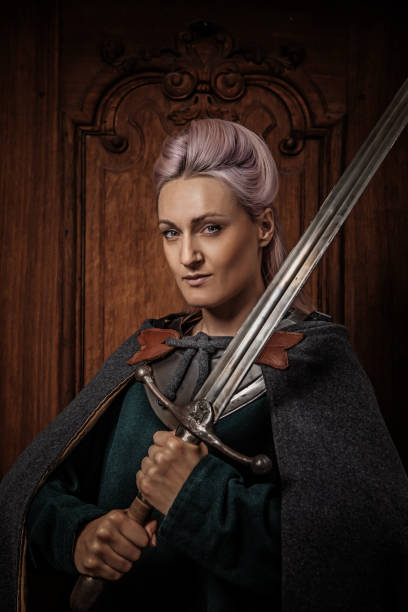 istock An individual viking female in a hall 1318427187