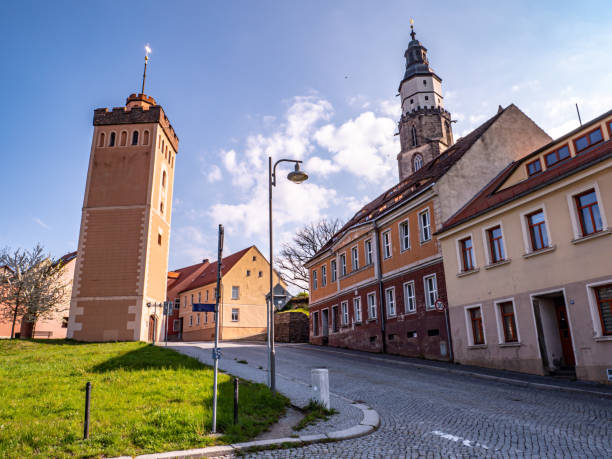 istock Tower with main church St. Marien in Kamenz Saxony 1318430687