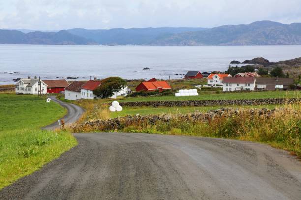 istock Gravel road in Norway 1318431171