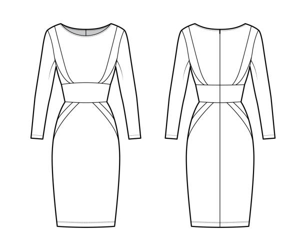 140+ Tight Dress Drawing Stock Photos, Pictures & Royalty-Free Images ...
