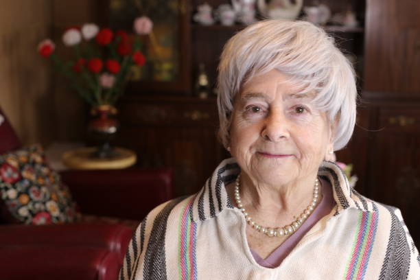 istock Senior Hispanic woman wearing a ruana 1318435531