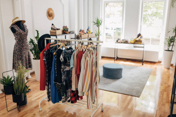 istock Modern fashion store 1318439426