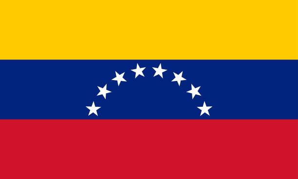 векторная иллюстрация флага венесуэлы. патриотическая концепция - venezuelan flag stock illustrations