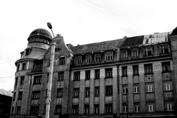 istock Building architecture in eastern Europe, Riga, Latvia 1318444867