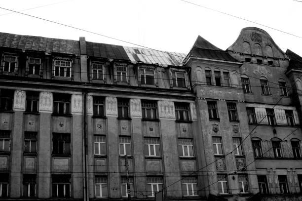 istock Building architecture in eastern Europe, Riga, Latvia 1318444922