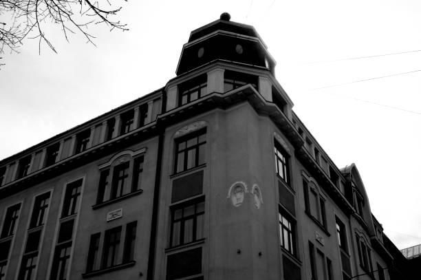 istock Building architecture in eastern Europe, Riga, Latvia 1318444991