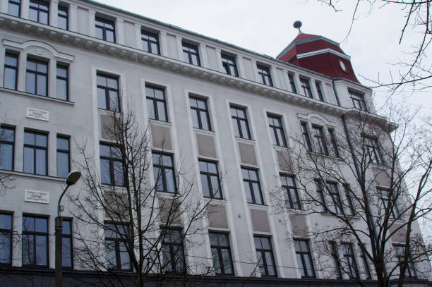 istock Building architecture in eastern Europe, Riga, Latvia 1318445055