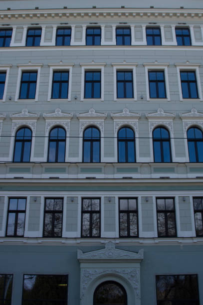 istock Building architecture in eastern Europe, Riga, Latvia 1318445885